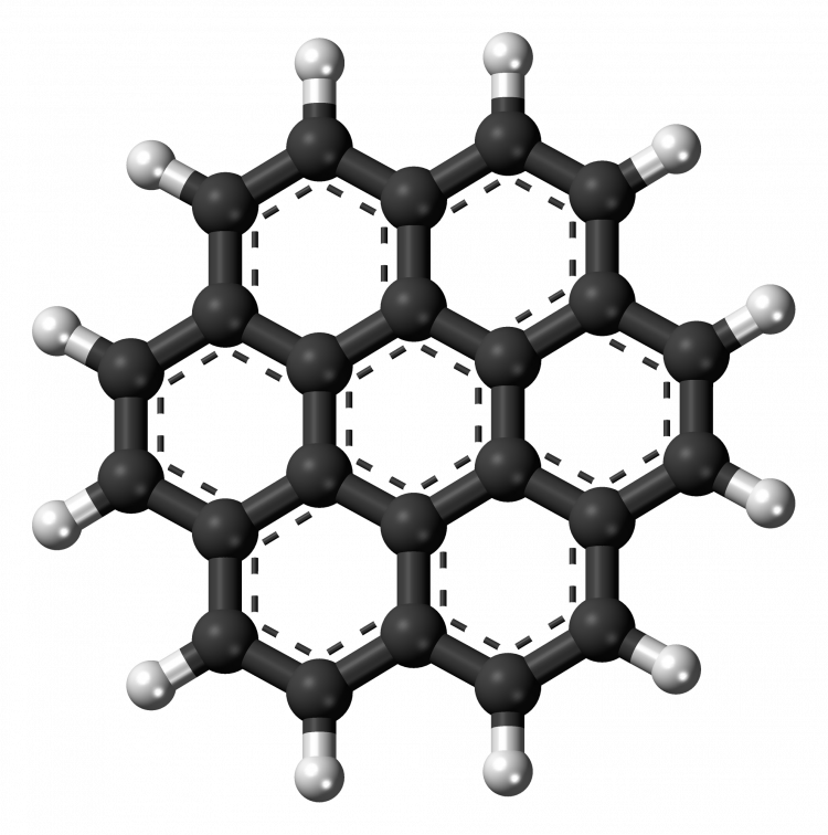 Molecular structure of coronene