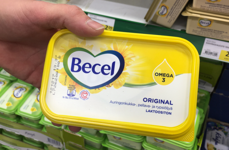 Margarine with heart-healthy logo