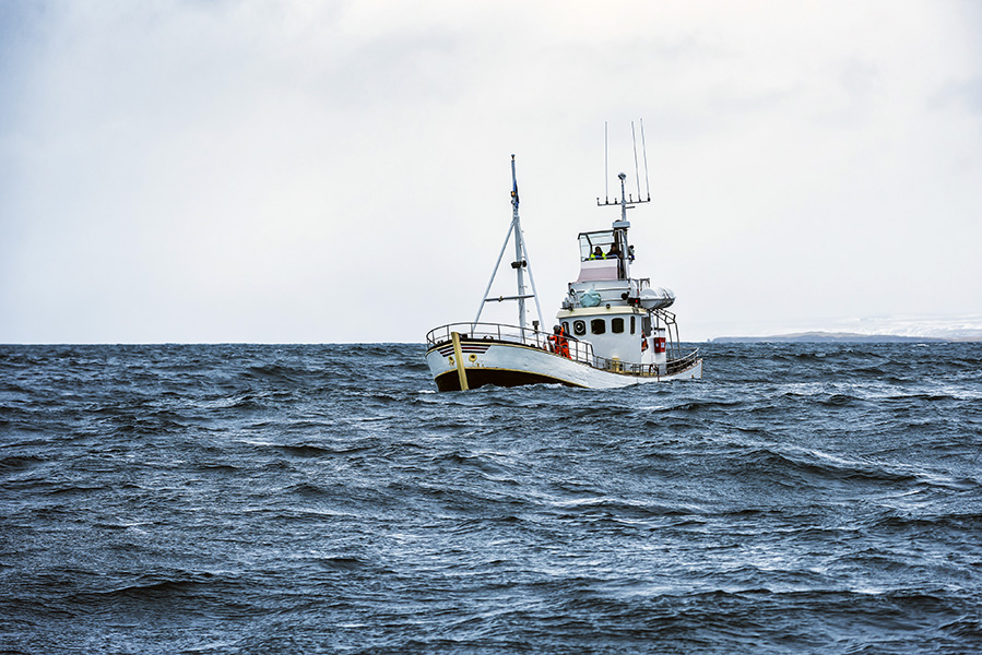 Photograph of a fishing boat