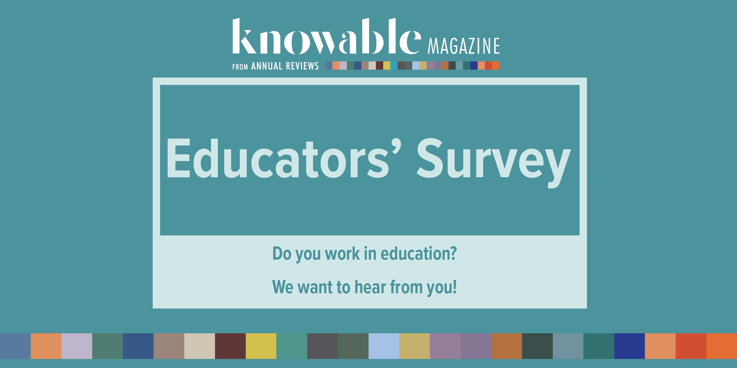 Educators' survey