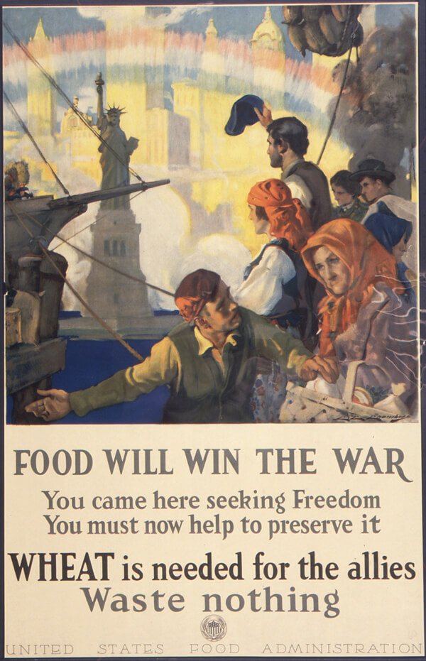 Agriculture poster from World War I.