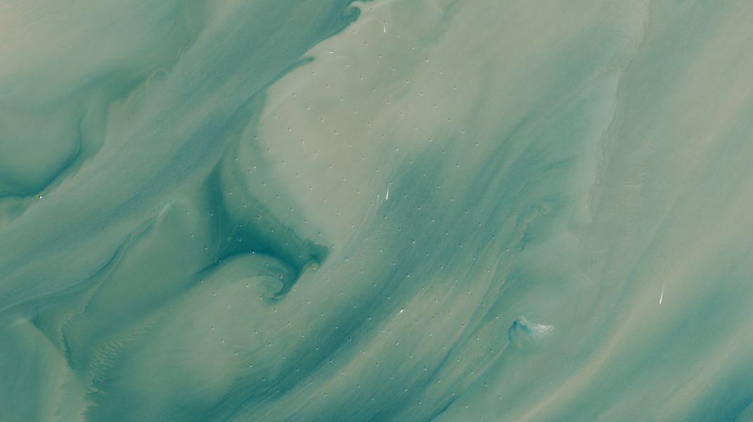 Satellite image of the London Array