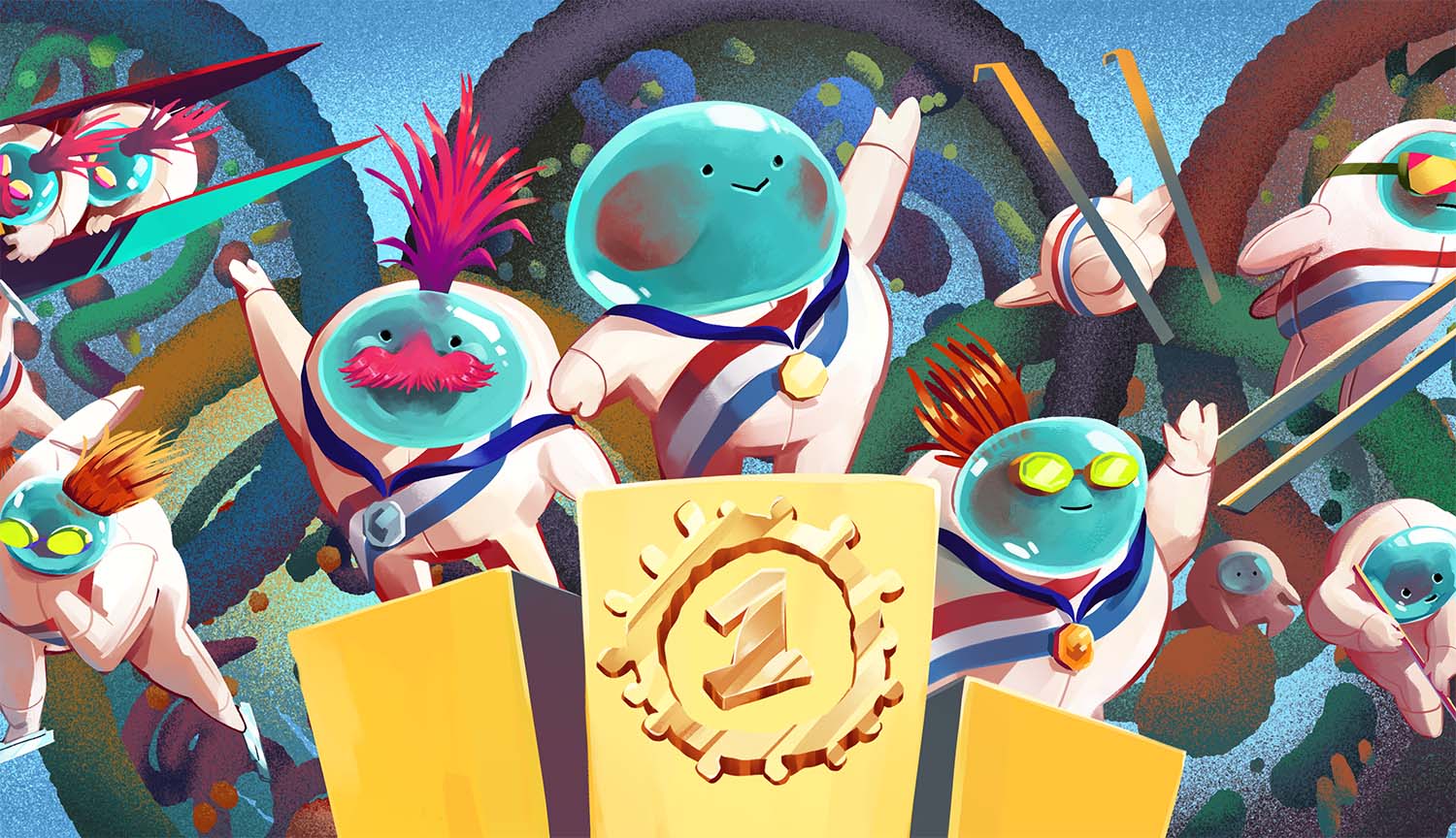 Microbial Olympics: Super-duper one-celled athletes