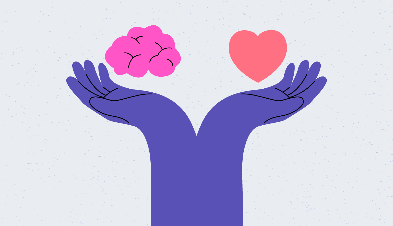 Embrace your emotions illustration